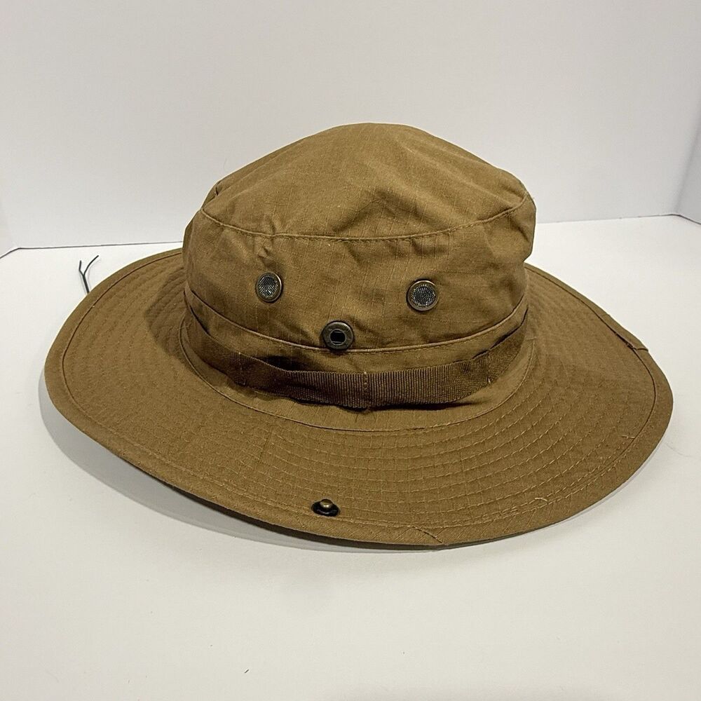 HOT SUN HOT WEATHER TYPE II BOONIE TAN SIZE XL 60 - Picture 4 of 16
